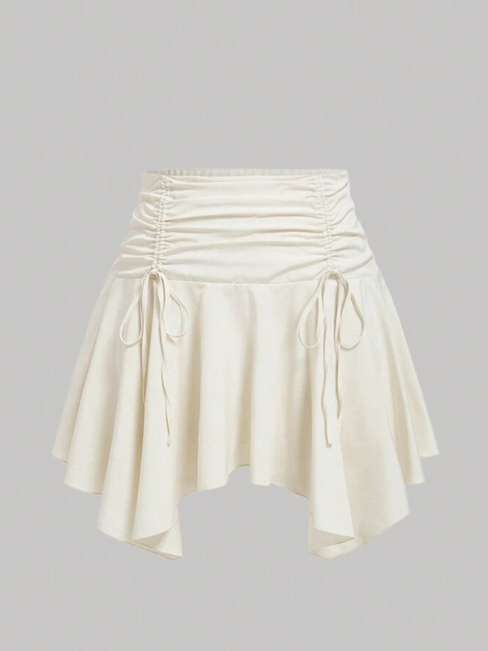 Cream Ruffle Skirt